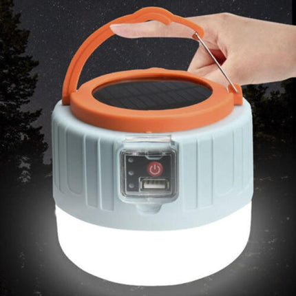 Portable LED Solar Camping Light Lantern Outdoor Tent Lamp USB Rechargeable AU - Aimall