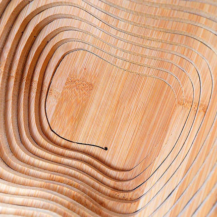 Wooden Fruit and Vegetable Storage Basket for Kitchen Organizing Home Storage