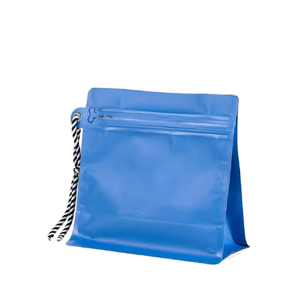 20 Pack Sealed Tea Coffee Bags Heat Seal Zipper Hang Rope Aluminum Foil Storage