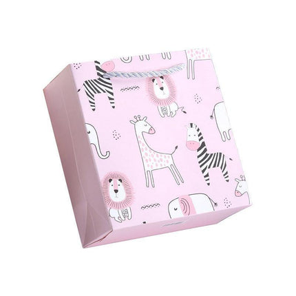 25PCS Cute Animal Gift Bags Creative Cartoon Paper Bags Birthday Party Favors