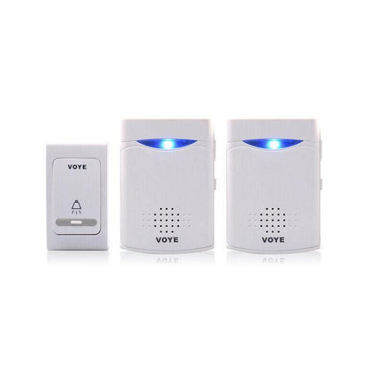 Wireless Door Bell Doorbell Set Digital Remote Control 2 Receivers 38 Chimes Au - Aimall