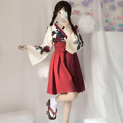 Retro Oriental Kimono Style Suit with Han Elements for Women Fashion Outfit