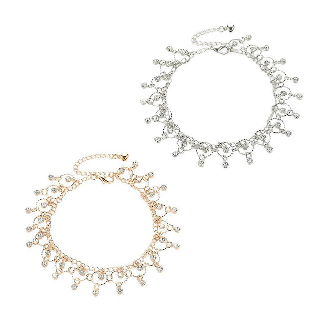 Boho Beach Anklet for Women Fringe Dance Jewelry Fashion Ankle Bracelet Chain