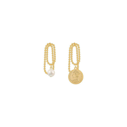 Vintage Asymmetric Long Earrings Fashion Unique Creative Jewelry Design
