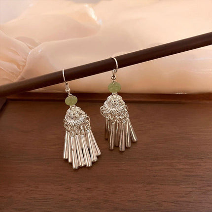 Vintage Ethnic Tassel Long Earrings Bohemian Jewelry Women Stylish Accessory