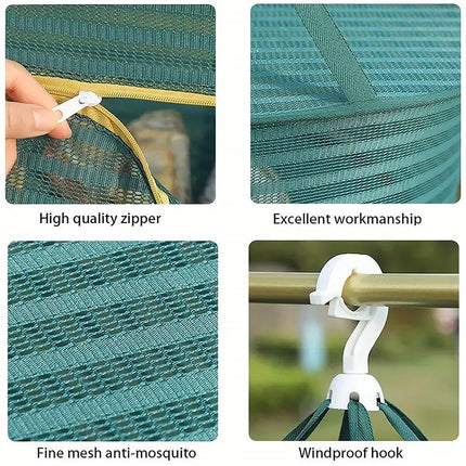 Anti Mosquito Fully Enclosed Drying Net Basket for Fish Vegetables Fruit Herbs