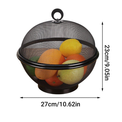 Multi-Function Kitchen Fruit Basket With Lid Drain Basket Washing Draining Cover