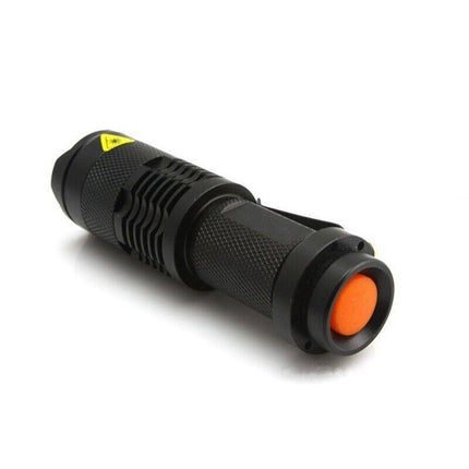 5/10x Mini Q5 LED Flashlight Torch Adjustable Focus Zoom Light Lamp 1200LM - Aimall