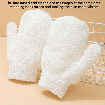 Bath Gloves Exfoliating Scrubbing Mitt Shower Cleaning Body Wash Supplies