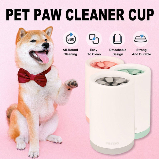 Pet Foot Wash Cup Automatic No-Rub Paw Cleaner Cat Dog Paw Washing Cup Clean