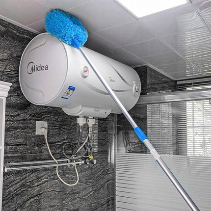 Extendable and Assembled Ceiling Duster Round Brush Dust Sweeper Cleaning Tool