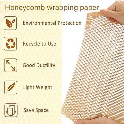 200PCS Honeycomb Packaging Paper Honeycomb Cushion Wrapping Paper for Protecting - Aimall