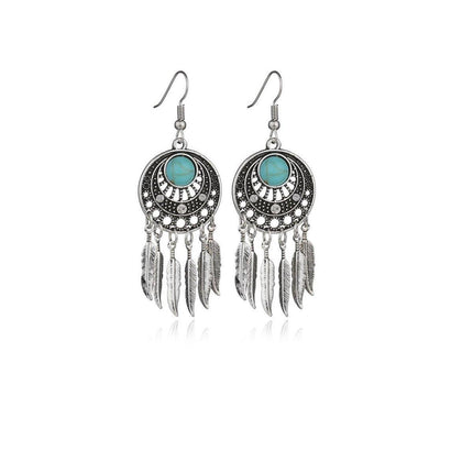 Bohemian Dreamcatcher Tassel Earrings Handmade Fashion Jewellery for Women Gifts