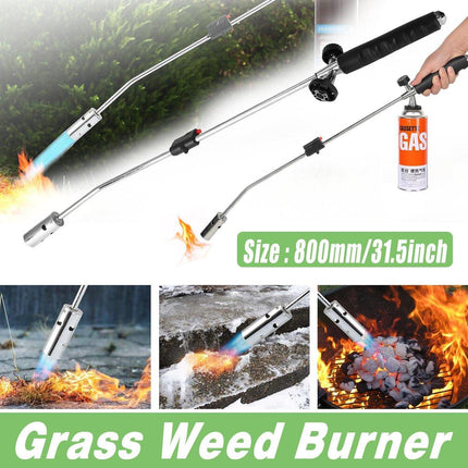 Propane Weed Burner Butane Gas Torch Garden Wand Lighter Handle Tool Kill Weeds