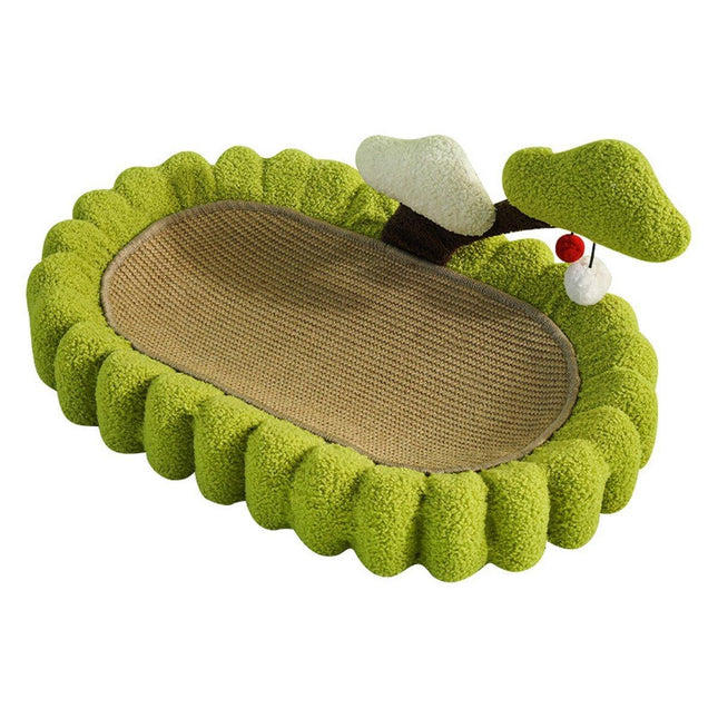 Durable Cat Scratching Bowl Mat Scratch Post Tree Cat Toy for Long-lasting Fun