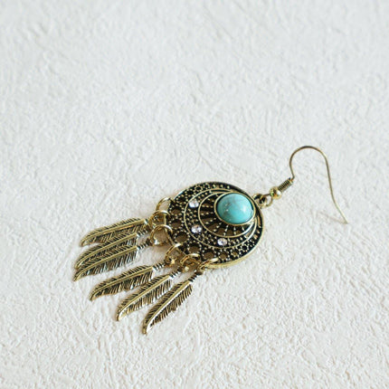 Bohemian Dreamcatcher Tassel Earrings Handmade Fashion Jewellery for Women Gifts