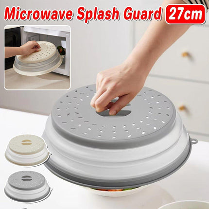 Multifunctional Microwave Oven Food Cover Heat Resistant Folding Splash Guard