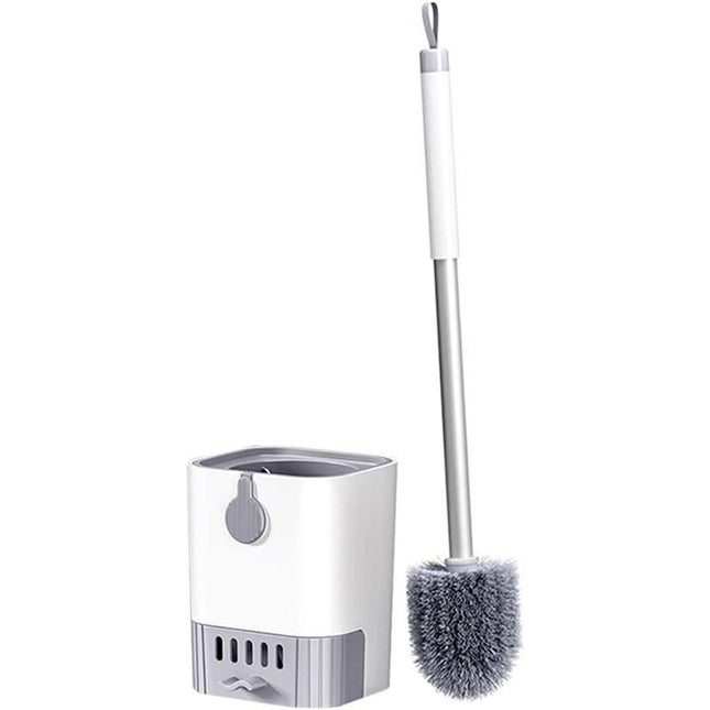 Toilet Cleaning Brush Wall Mounted Holder Bathroom Household Cleaner Tool