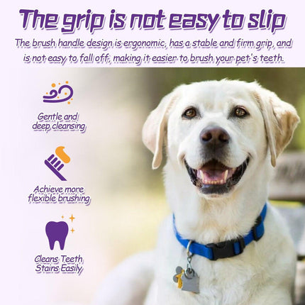 Pet Tongue Brush and Toothbrush Set for Oral Cleaning Dental Health Care for Pet