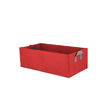 8pcs Felt Rectangular Planting Bags Vegetable Grow Bags Non-Woven Flower Pots