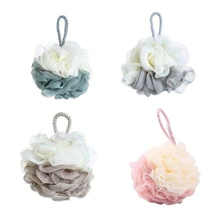 Bath Ball Mermaid Loofah Sponge Bath Puff Soft Ball Body Exfoliate Wash Shower
