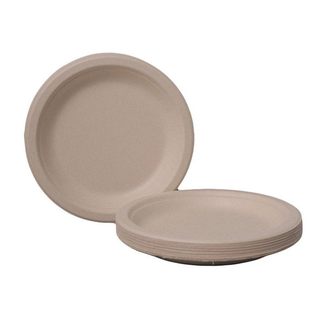 100x Biodegradable Sugarcane Paper Trays - Eco-Friendly & Durable for Food - Aimall