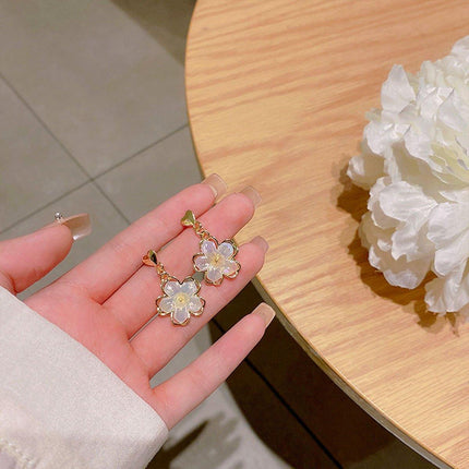 Flower Stud Earrings Premium Quality Elegant Jewelry Women Fashion Accessories