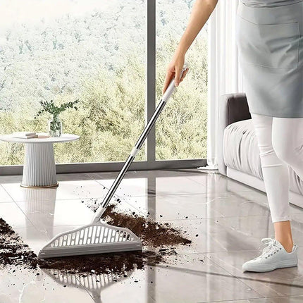 Wet and Dry Floor Scraper Dust Sweeper Non-Hair Stick Bathroom Cleaning Tool