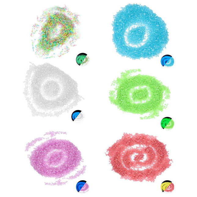 250g Fluorescent Glow in the Dark Sand Gravel for Micro Landscape Aquarium