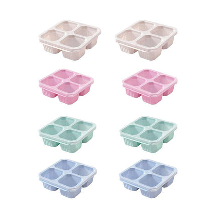 8PCS Wheat Straw Food Storage Containers Snack Candy Fruit Lunch Fresh Box Set