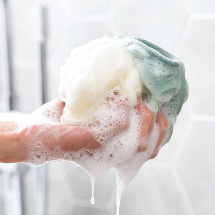 Bath Ball Mermaid Loofah Sponge Bath Puff Soft Ball Body Exfoliate Wash Shower