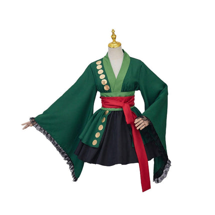 Spot One Piece King Solon Cos Clothing Solon Sex Turn Kimono Skirt Cos Zoro Straw Hat Cospl Two Years Later