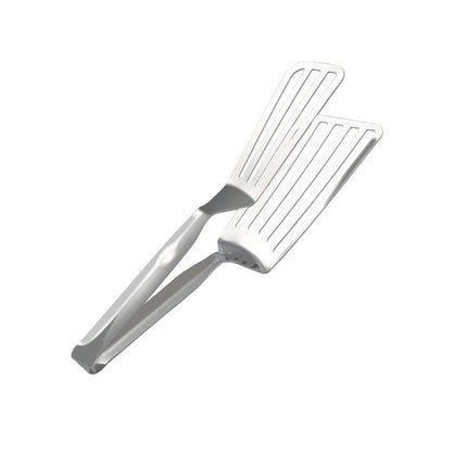 Stainless Steel Steak Tongs Multi-Functional Kitchen Tool for BBQ and Fried Fish