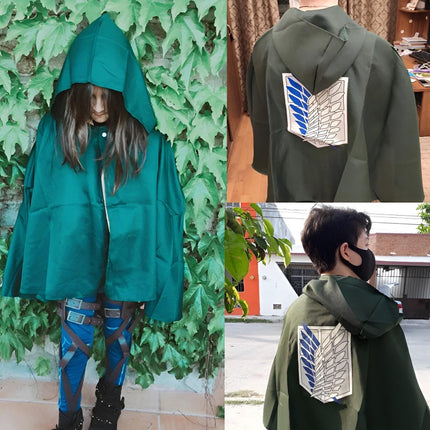 Attack Giant Coin Wing Of Liberty Long Cloak Cosplay Coin Attack Giant Cloak - Aimall