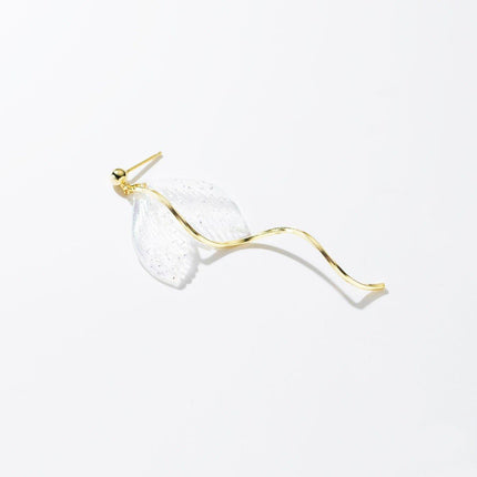 Elegant Fishtail Shaped Earrings For Women Stylish Dangle Jewelry Accessory