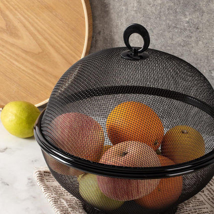 Multi-Function Kitchen Fruit Basket With Lid Drain Basket Washing Draining Cover