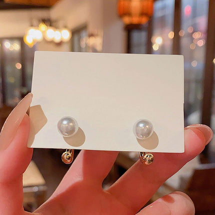 Premium Pearl Earrings Elegant Simple Design Timeless Fashion Jewelry for Women