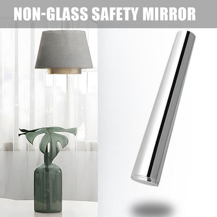 Mirror Wall Sticker Self-Adhesive Waterproof Reflective Decal for Bathroom Decor