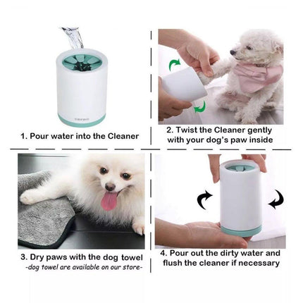 Pet Foot Wash Cup Automatic No-Rub Paw Cleaner Cat Dog Paw Washing Cup Clean