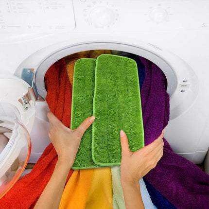 Replacement Microfiber Flat Mop Head Refill Floor Cleaning Pads Absorbent Cloths - Aimall