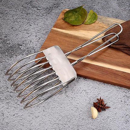 Stainless Steel Ham Bread Slicer Multi-function BBQ Clip Meat Cutter Splitter