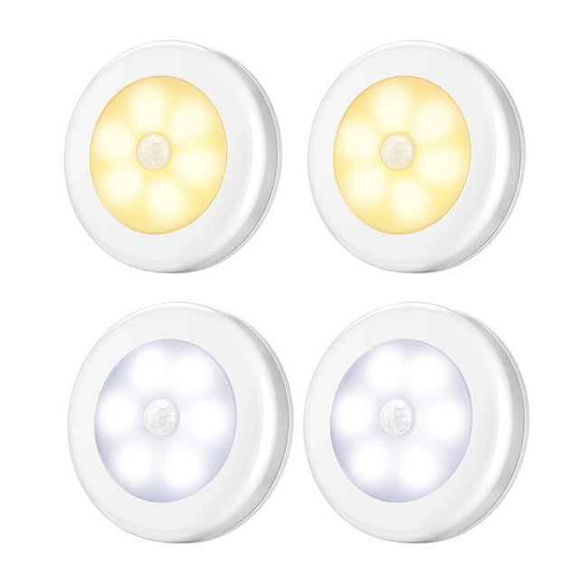 LED Motion Sensor Night Light Indoor Outdoor Battery Operated Stairs Hallway AU - Aimall