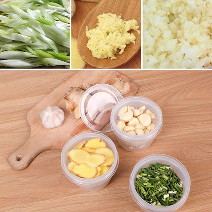 5pcs Plastic Storage Containers with Lids Refrigerator Organizer Box for Kitchen