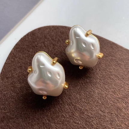 Vintage Irregular Earrings Women Retro Studs Statement Jewelry Fashion Gift
