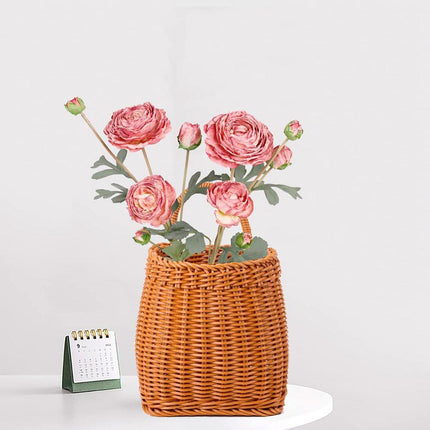 Vintage Wall Hanging Basket Kitchen Storage Basket Small Flower Basket Organizer