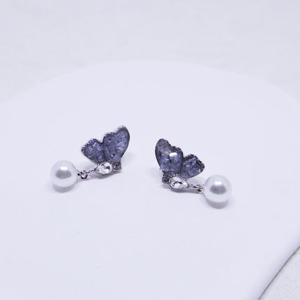 Butterfly Stud Earrings for Women Elegant Jewelry Cute Fashion Earrings for Girl