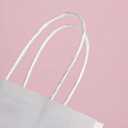 30X Premium Kraft Paper Tote Bag Durable Stylish High Capacity Birthday Gift Handbag