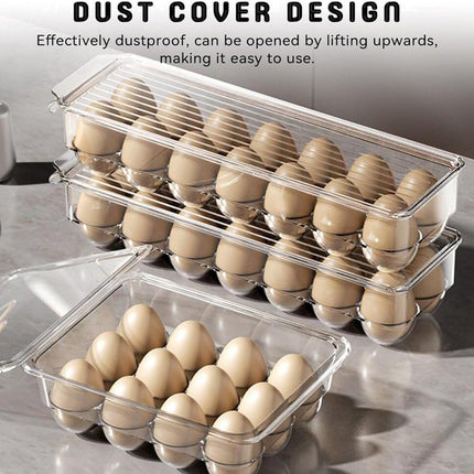 Refrigerator Storage Box Egg Holder Kitchen Organizer Box for Food and Storage