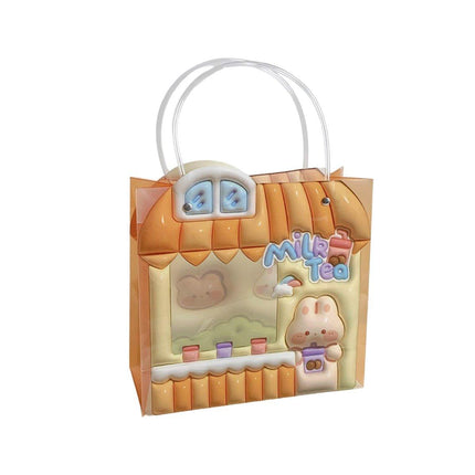 10pcs Cartoon Bear Rabbit Gift Bags Birthday Party Favour Creative Handbags