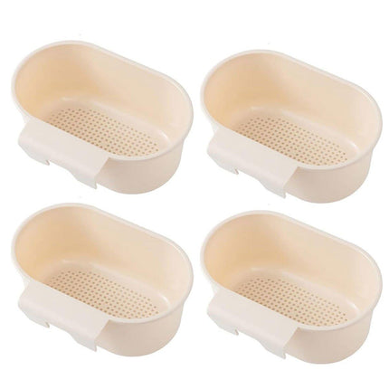 4PCS Multifunctional Sink Drain Basket Hangable Storage Organizer Kitchen Gadget